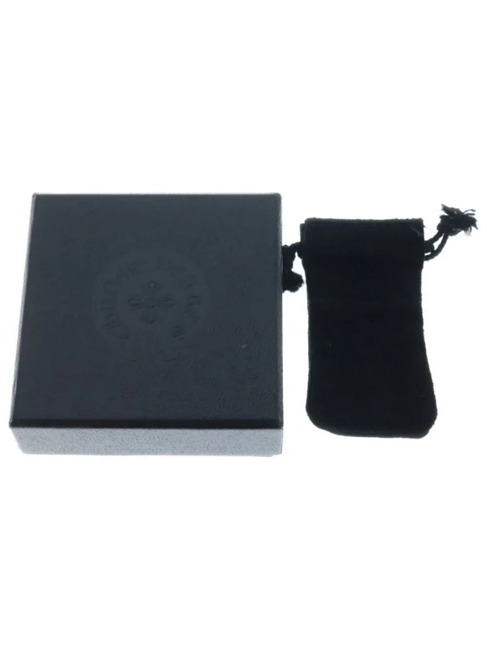 Chrome Hearts Flrl Floral Cross Ring Silver